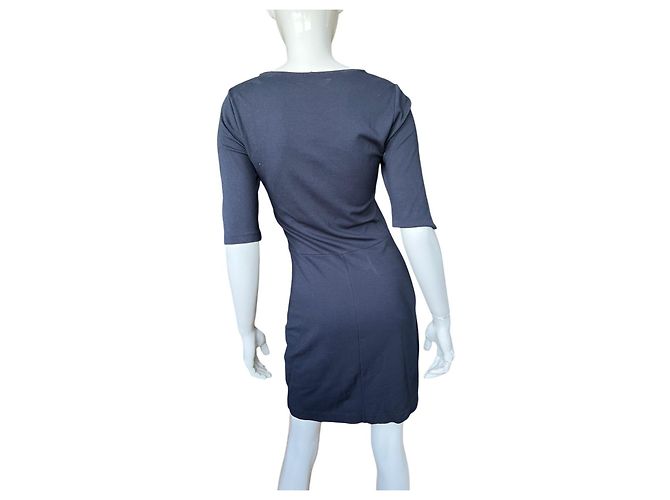 Filippa K Vestido Ajustado de mezcla de viscosa azul marino Azul oscuro - vista 3