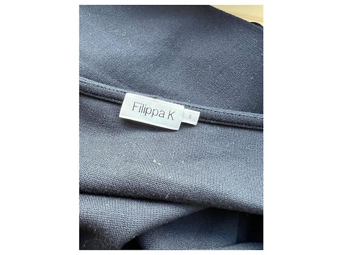 Filippa K Vestido Ajustado de mezcla de viscosa azul marino Azul oscuro - vista 4