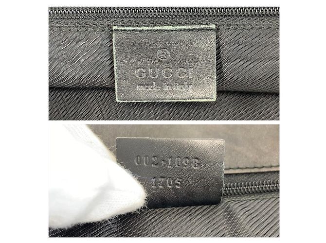 Gucci GG Canvas Leder Tote Bag Schwarz - Ansicht 3