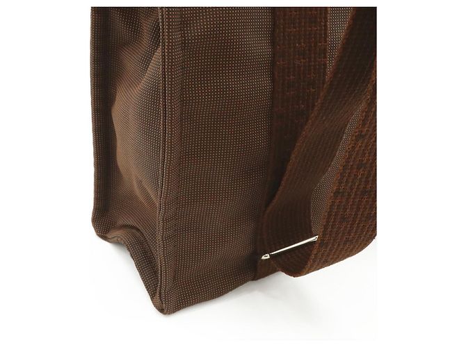Hermès Hermes Canvas Rucksack Aile Line MM Braun - Ansicht 5
