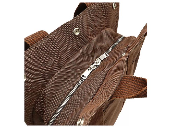 Hermès Hermes Canvas Rucksack Aile Line MM Braun - Ansicht 7