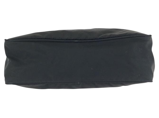 Borsa a Spalla Prada Nylon Tessuto Triangle Logo Nero - vista 10