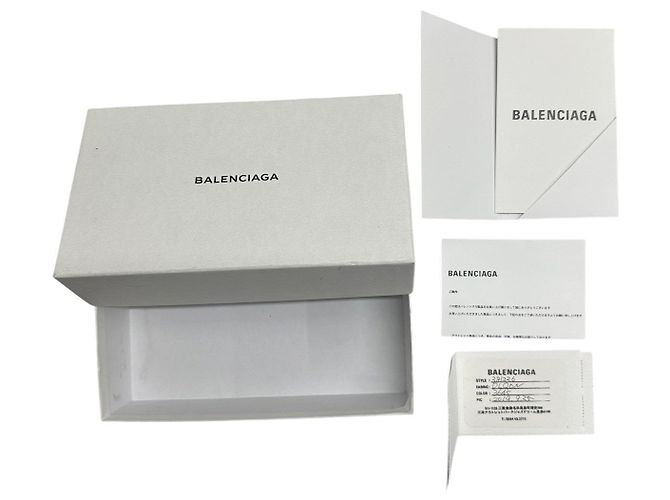 Balenciaga Green Leather Long Wallet - view 6