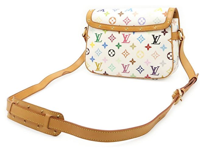 Borsa a Spalla Louis Vuitton Monogram Sologne Bianco - vista 2