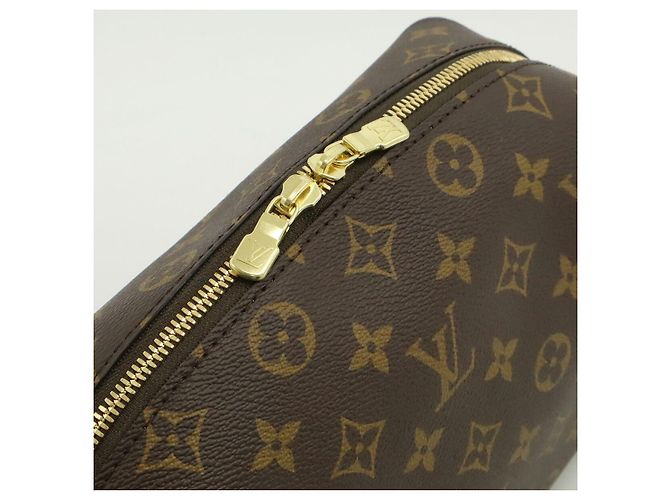 Pochette Cosmetici Monogram Louis Vuitton GM Marrone - vista 5
