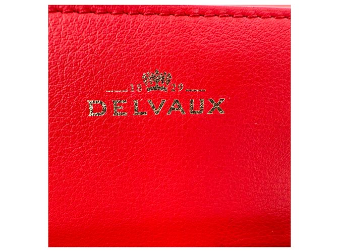 Mini borsa a tracolla Madame in pelle rossa Delvaux Rosso - vista 11
