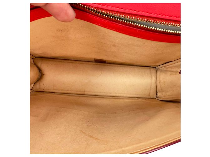 Mini borsa a tracolla Madame in pelle rossa Delvaux Rosso - vista 12