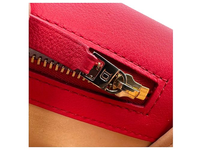 Mini borsa a tracolla Madame in pelle rossa Delvaux Rosso - vista 16