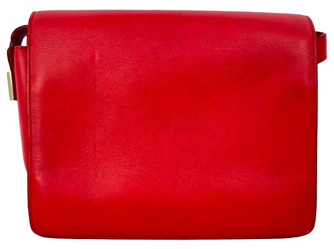 Mini borsa a tracolla Madame in pelle rossa Delvaux Rosso - vista 3