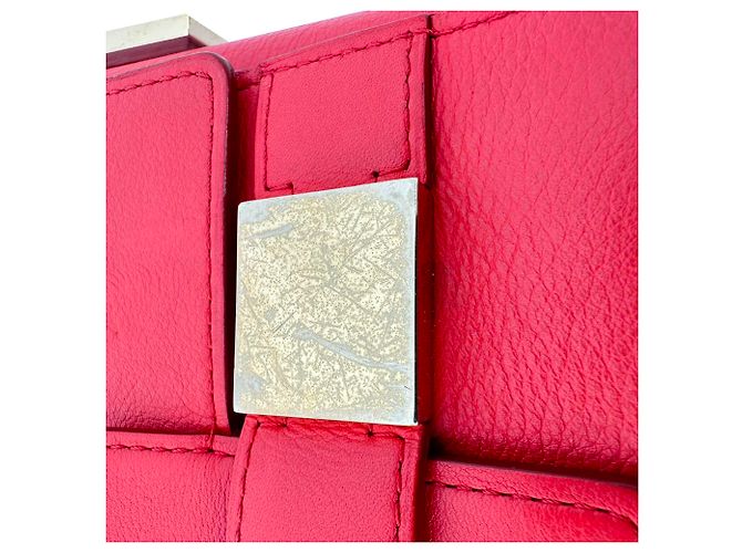 Mini borsa a tracolla Madame in pelle rossa Delvaux Rosso - vista 5