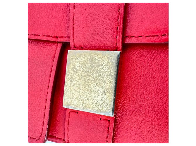 Mini borsa a tracolla Madame in pelle rossa Delvaux Rosso - vista 6