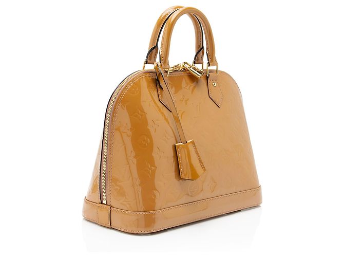 Louis Vuitton Monogram Vernis Alma PM Satchel Braun - Ansicht 2
