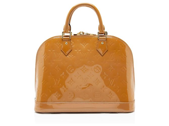 Louis Vuitton Monogram Vernis Alma PM Satchel Braun - Ansicht 3