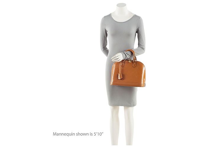 Louis Vuitton Monogram Vernis Alma PM Satchel Braun - Ansicht 5