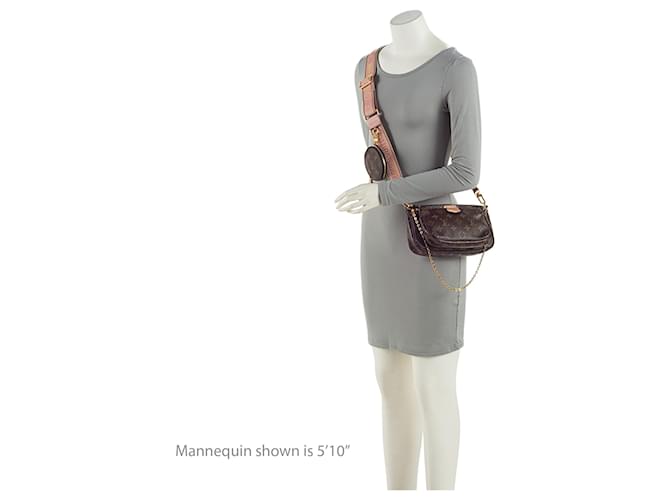 Louis Vuitton Monogram Canvas Multi-Pochette Accessoires Marrone - vista 5