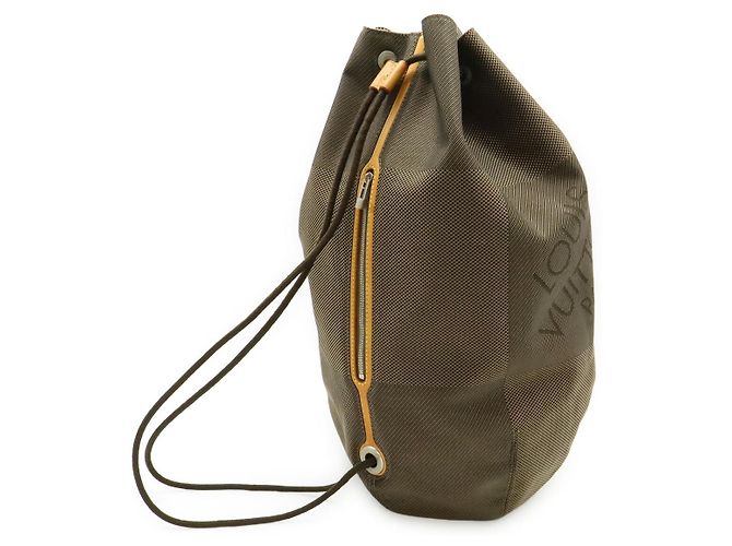 Borsa a tracolla Louis Vuitton Damier Geant Matelot PM Marrone - vista 2