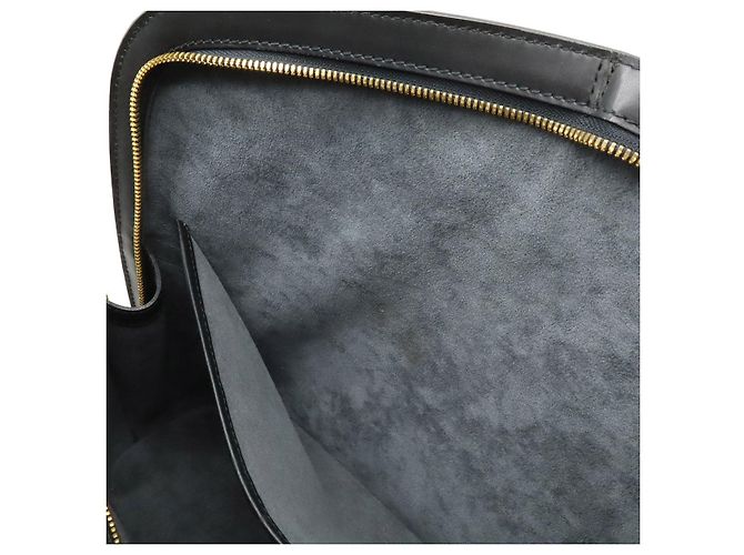 Louis Vuitton Epi Leder Rucksack Tote Bag Schwarz - Ansicht 8