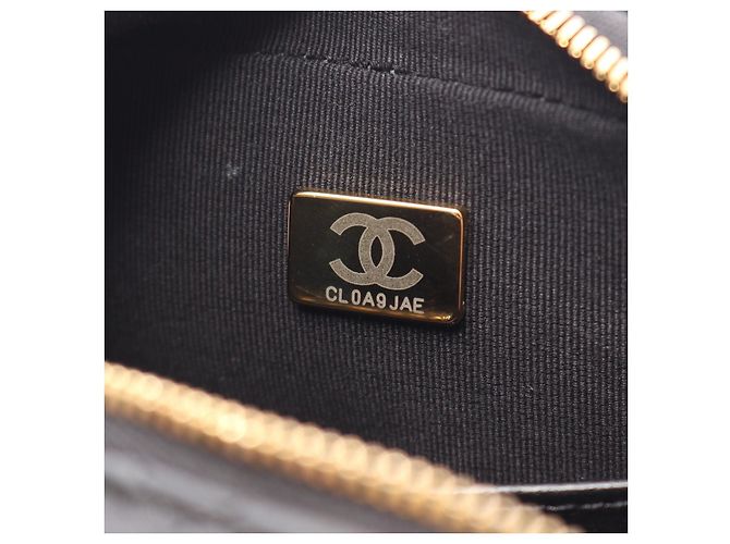Borsa a tracolla 2WAY Chanel Lambskin Mini Bowling Nero - vista 4