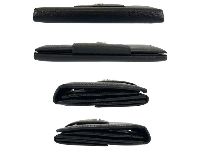 Bulgari Bvlgari Leather Classico Black Long Wallet - view 10