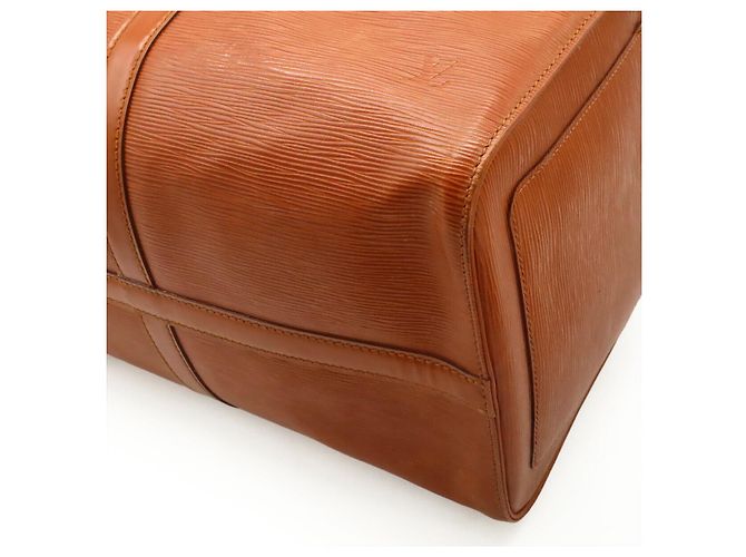 Borsa Boston Louis Vuitton Epi Leather Keepall 50 Marrone - vista 3