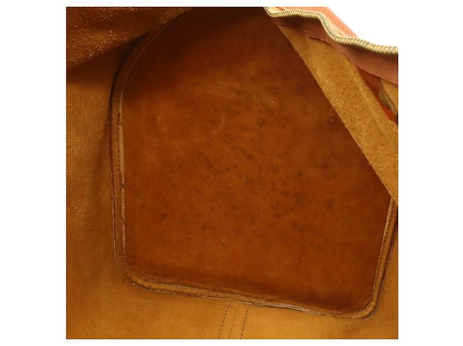 Borsa Boston Louis Vuitton Epi Leather Keepall 50 Marrone - vista 7