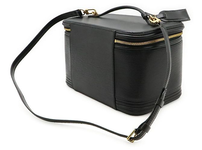 Beauty case 2WAY in pelle Epi Louis Vuitton Nero - vista 2