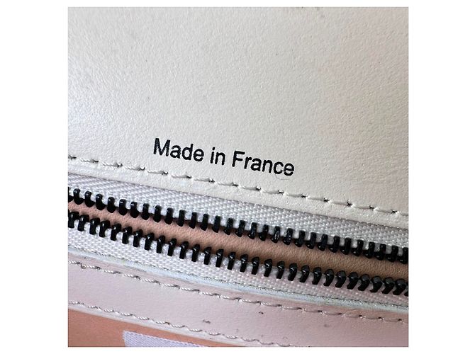 Borsa a tracolla Delvaux Madame PM in pelle bianca Bianco Crudo - vista 16
