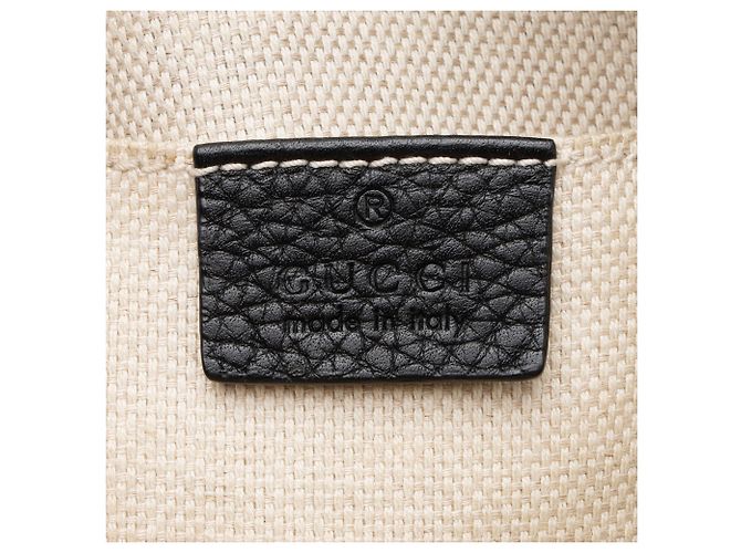 Borsa Soho Disco in pelle Gucci Nero - vista 8