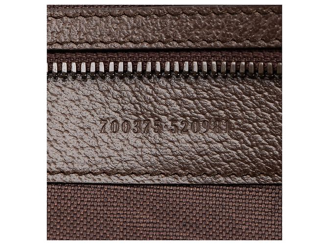 Sacca da viaggio Gucci GG Supreme Ophidia Savoy Marrone Beige - vista 6