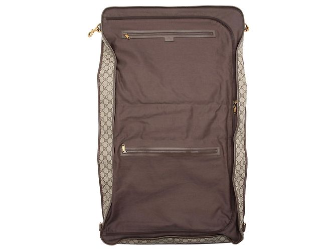 Sacca da viaggio Gucci GG Supreme Ophidia Savoy Marrone Beige - vista 7