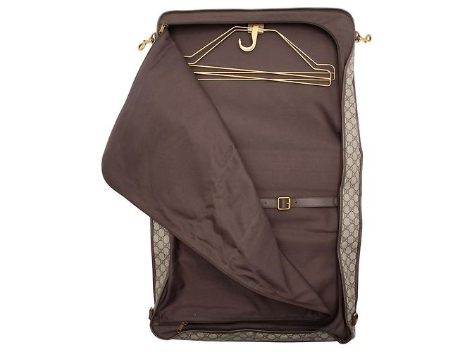 Sacca da viaggio Gucci GG Supreme Ophidia Savoy Marrone Beige - vista 8