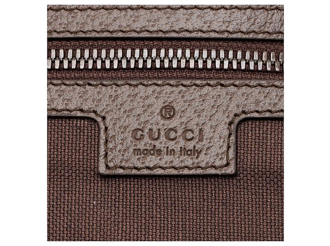 Sacca da viaggio Gucci GG Supreme Ophidia Savoy Marrone Beige - vista 9
