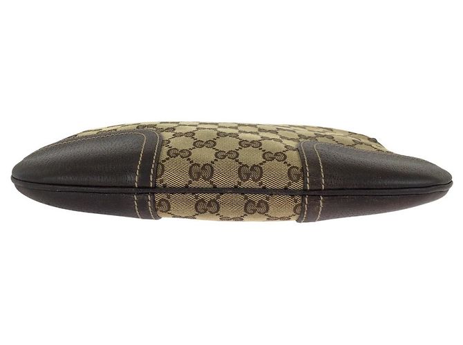 Borsa a tracolla Gucci Princy GG Canvas e pelle Marrone - vista 10