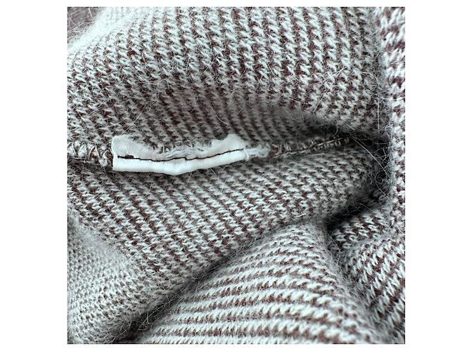 Christian Dior Strickjacke aus brauner Wolle Rot - Ansicht 6