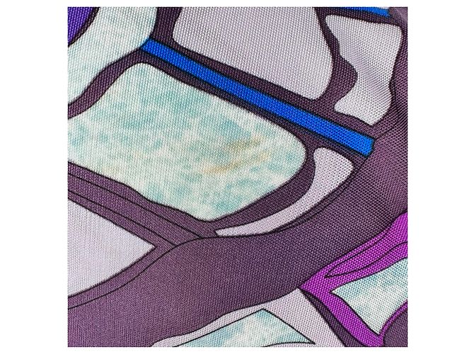 Abito midi stampato Emilio Pucci in viscosa multicolore - vista 4