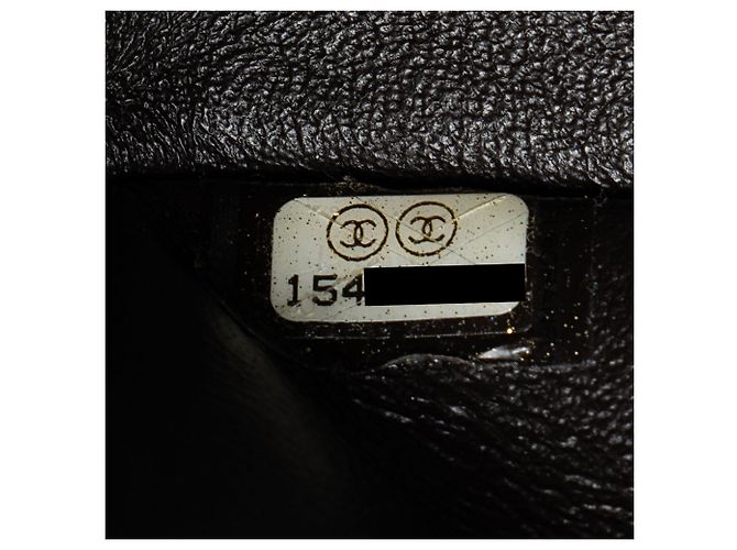 Gabrielle Chanel Reissue 227 Double Flap Tasche aus irisierendem Kalbsleder Braun - Ansicht 6