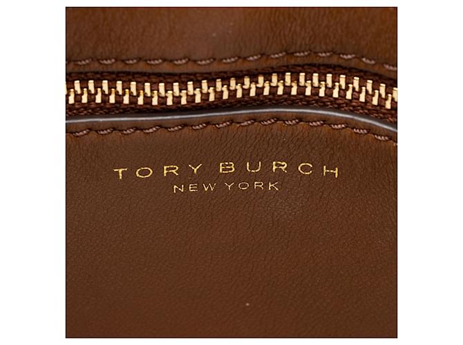 Tory Burch Suede Romy Small Hobo Marrone - vista 7