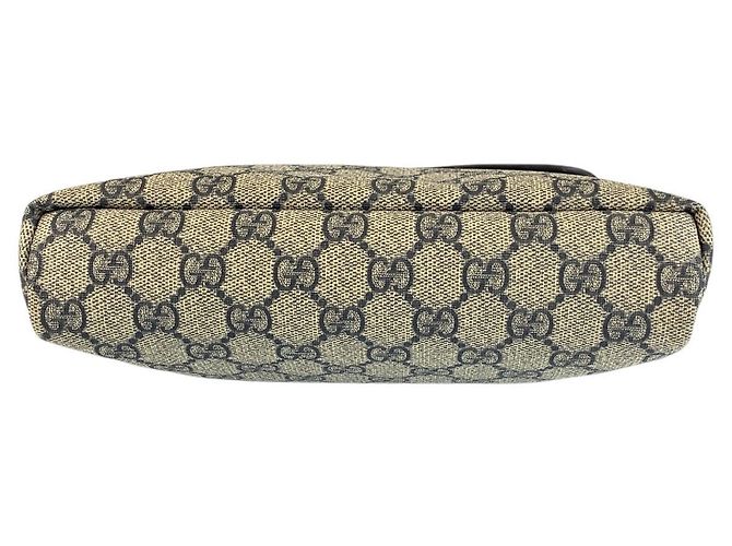 Borsa a Spalla Gucci GG Supreme Canvas Grigio - vista 10