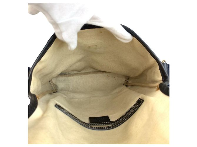 Borsa a Spalla Gucci GG Supreme Canvas Grigio - vista 9