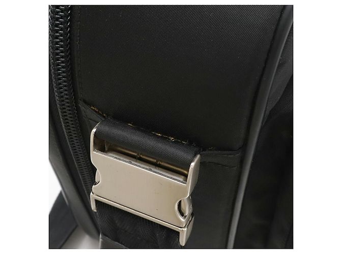 Valigetta Prada in nylon e pelle con logo triangolo Nero - vista 5