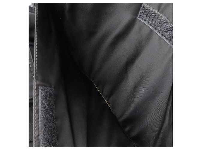 Valigetta Prada in nylon e pelle con logo triangolo Nero - vista 8