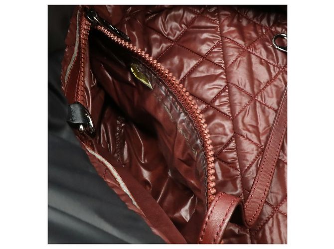 Chanel Coco Cocoon Small Tote Bag aus Nylon und Leder Schwarz - Ansicht 7