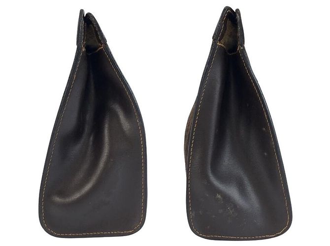 Pochette Gucci en daim vintage Marron - vue 7