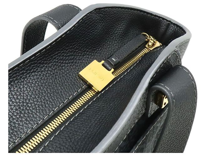 Loewe Nylon-Canvas-Leder-Tote-Bag Grau - Ansicht 5
