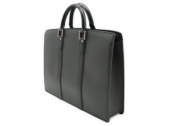 Valigetta Louis Vuitton Taiga Document Nero - vista 2