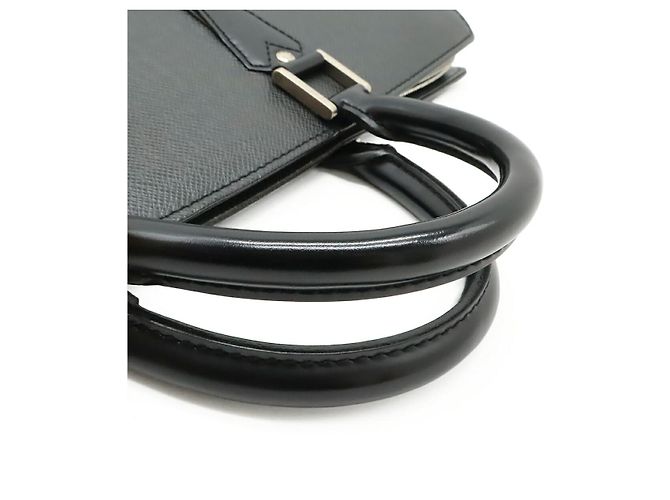 Valigetta Louis Vuitton Taiga Document Nero - vista 5