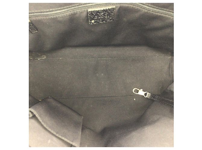 Gucci GG Canvas Leder Tote Bag Schwarz - Ansicht 9
