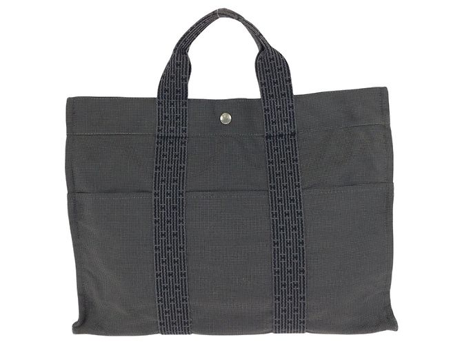 Hermès Bolso Tote Hermes Herline MM Gris - vista 2