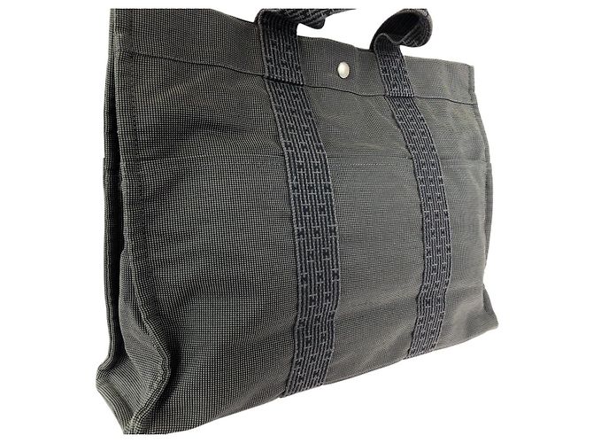 Hermès Bolso Tote Hermes Herline MM Gris - vista 5