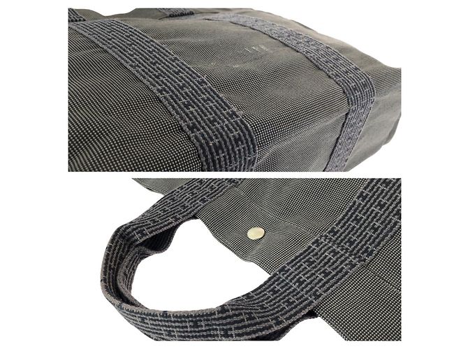 Hermès Bolso Tote Hermes Herline MM Gris - vista 6